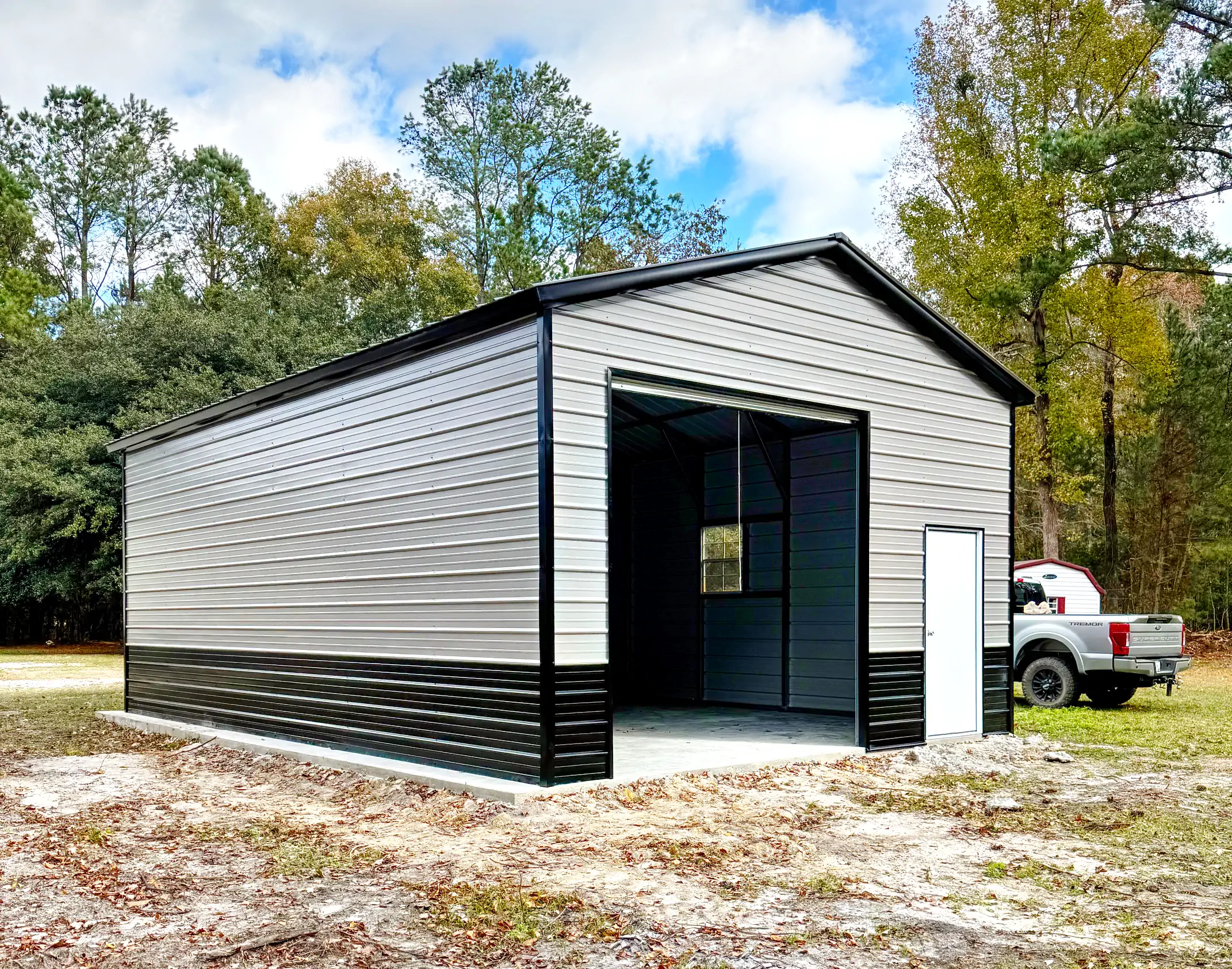 High-Quality Metal Garage and Carport showcasing Ascential Buildings