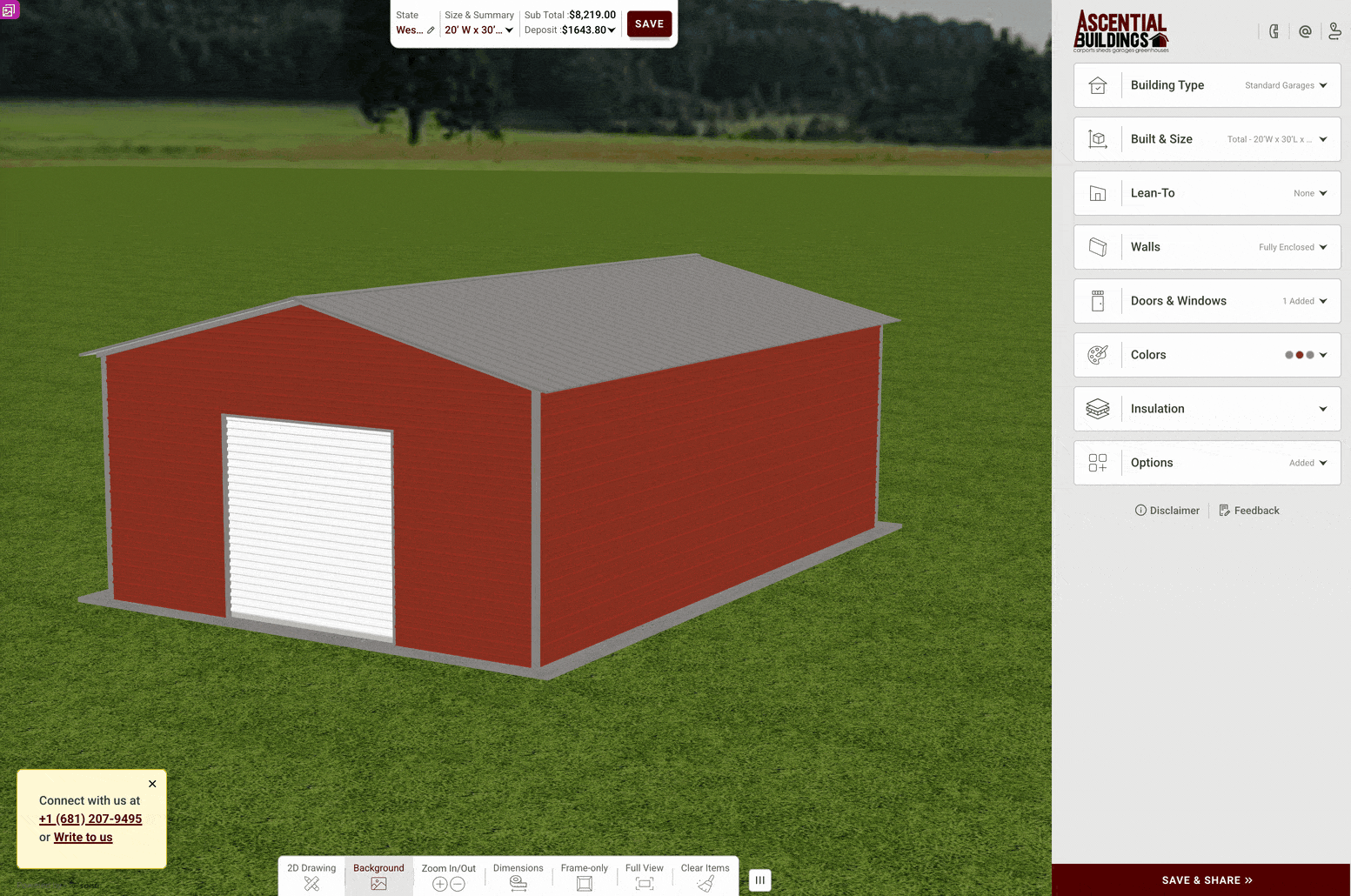 Ascential Buildings 3D builder in use