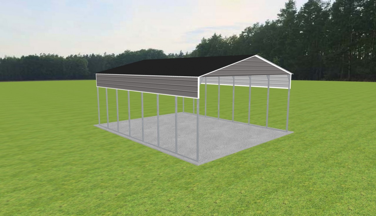 3 Car Carport 28 x 35 x 13 — photo 1