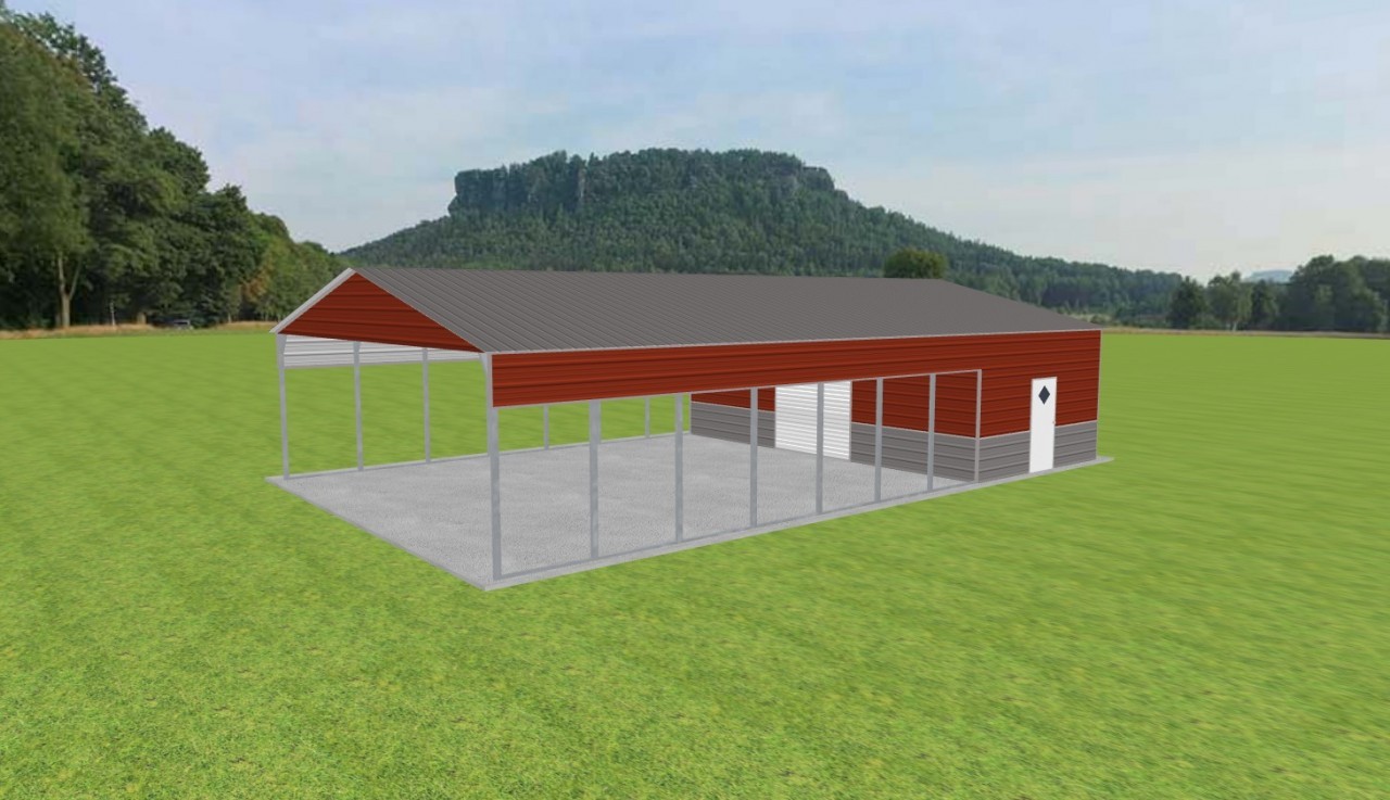 Carport with Storage 30 x 50 x 9 — photo 1