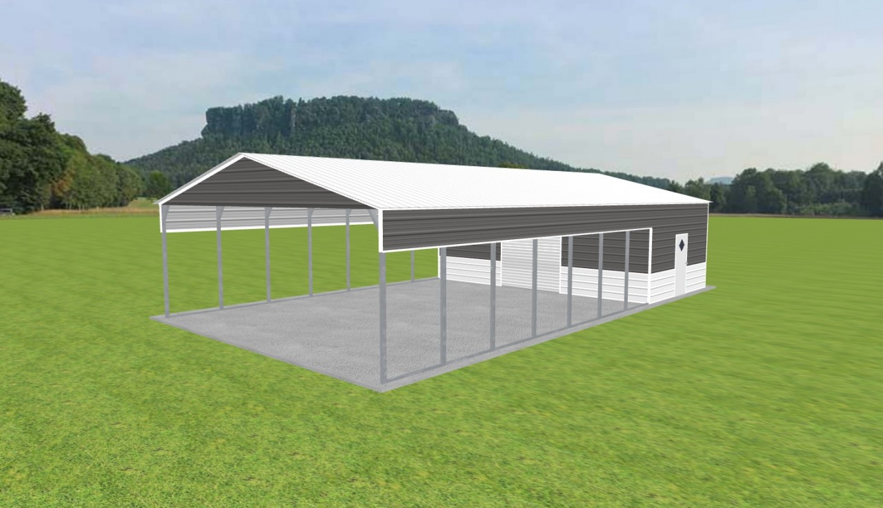 Carport with Storage 28 x 50 x 10 — photo 1