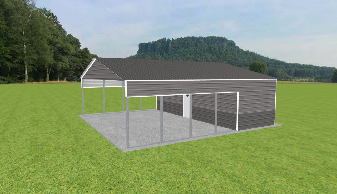 Carport with Storage 30 x 30 x 9 — photo 1