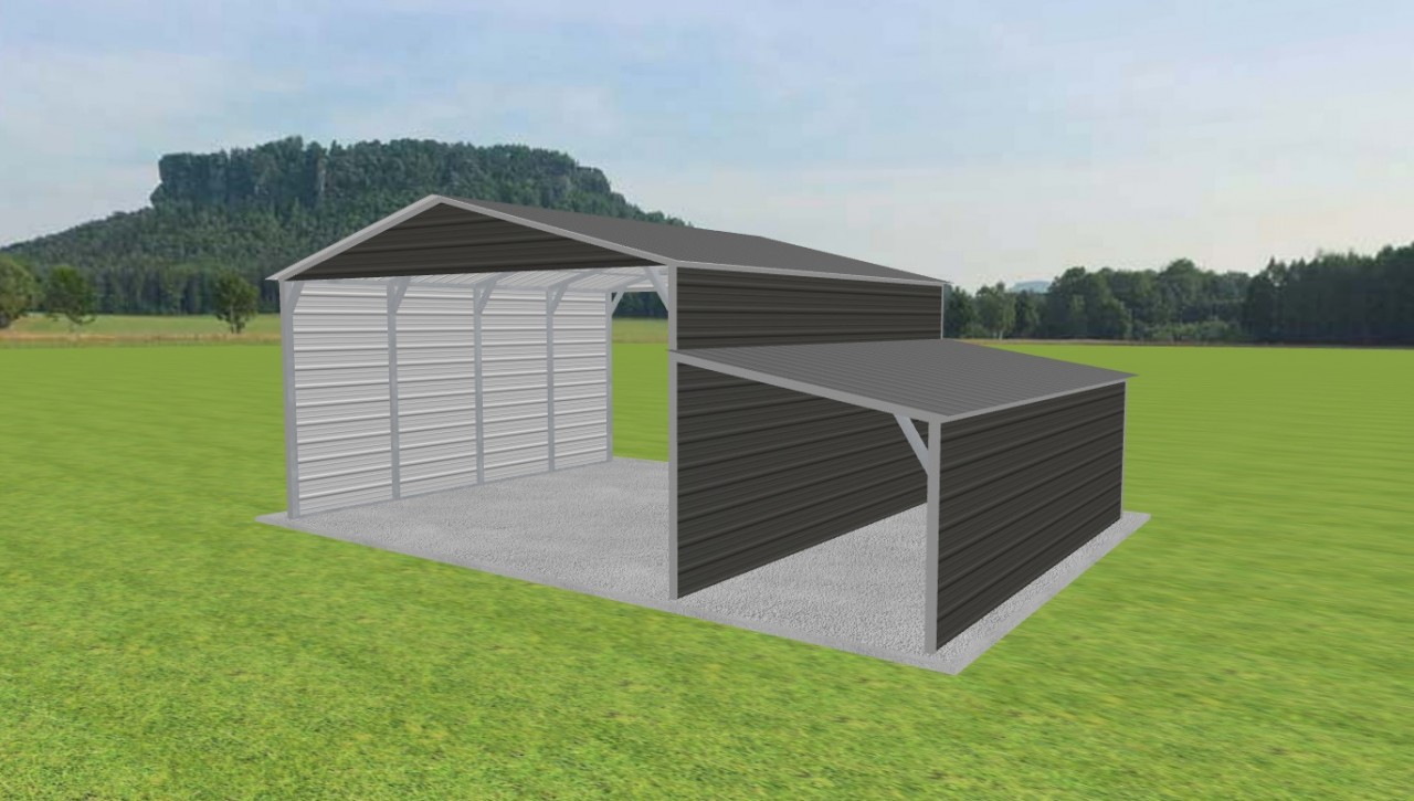 2 Car Carport 20 x 20 x 10 — photo 1