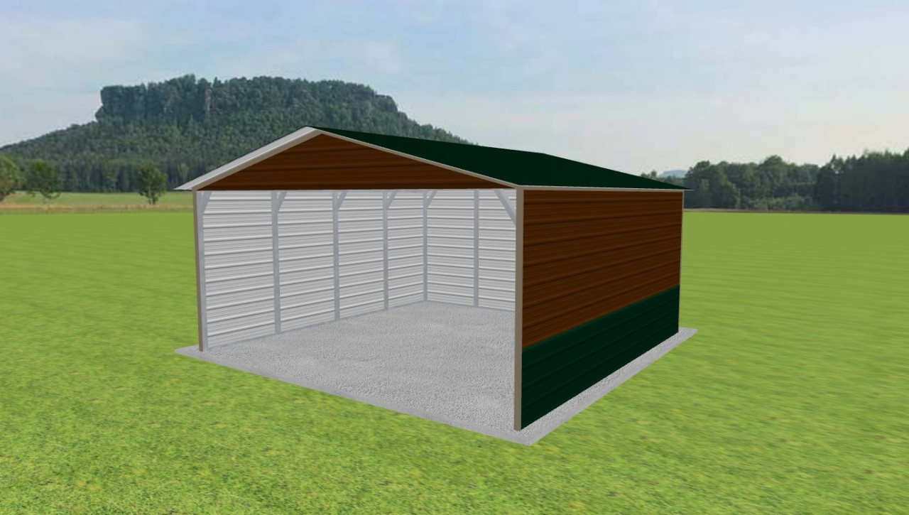 2 Car Carport 20 x 20 x 9 — photo 1