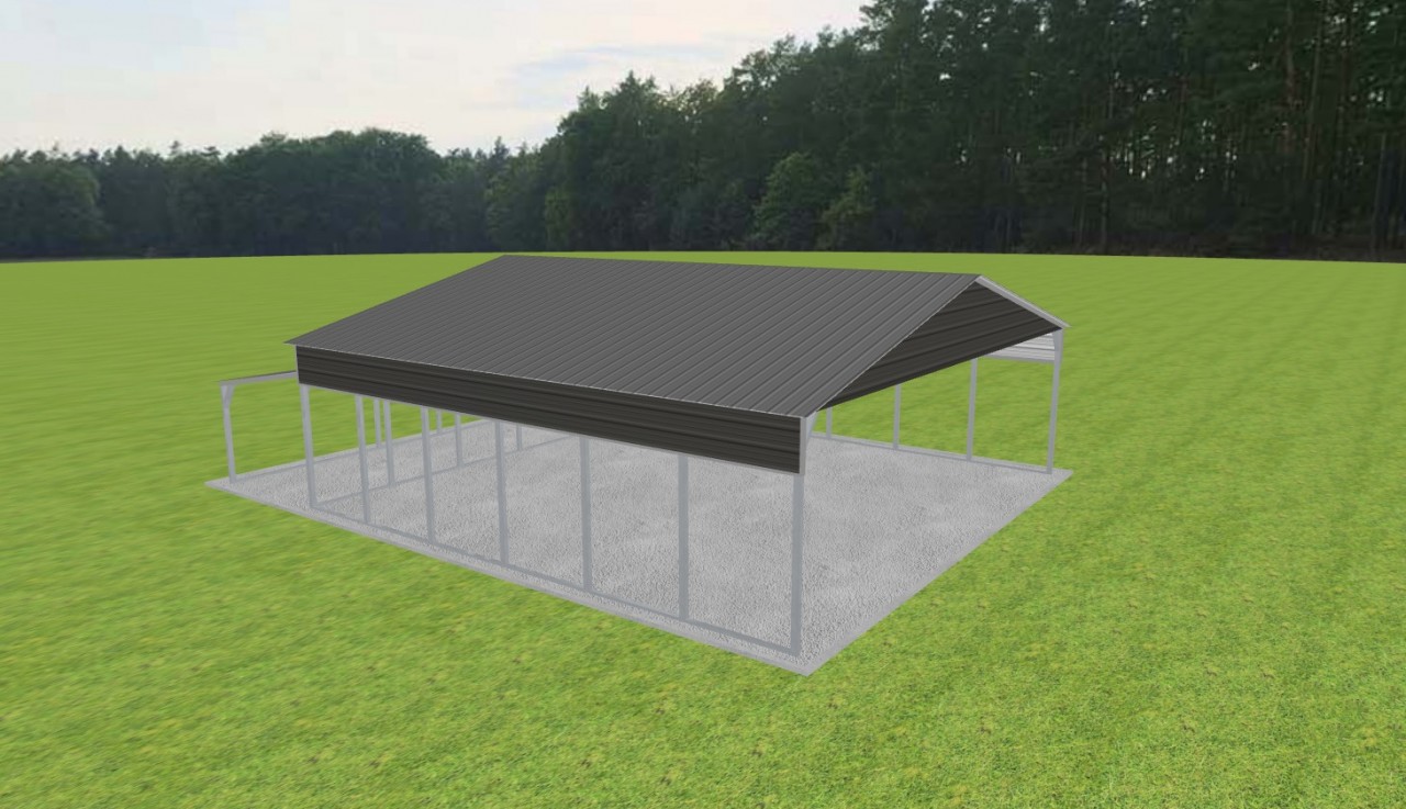 3 Car Carport 30 x 30 x 9 — photo 1