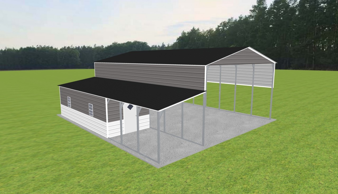 Carport with Storage 26 x 40 x 14 — photo 1