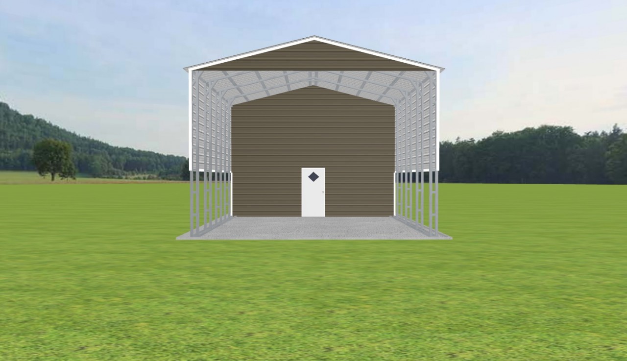 Carport with Storage 22 x 25 x 15 — photo 1
