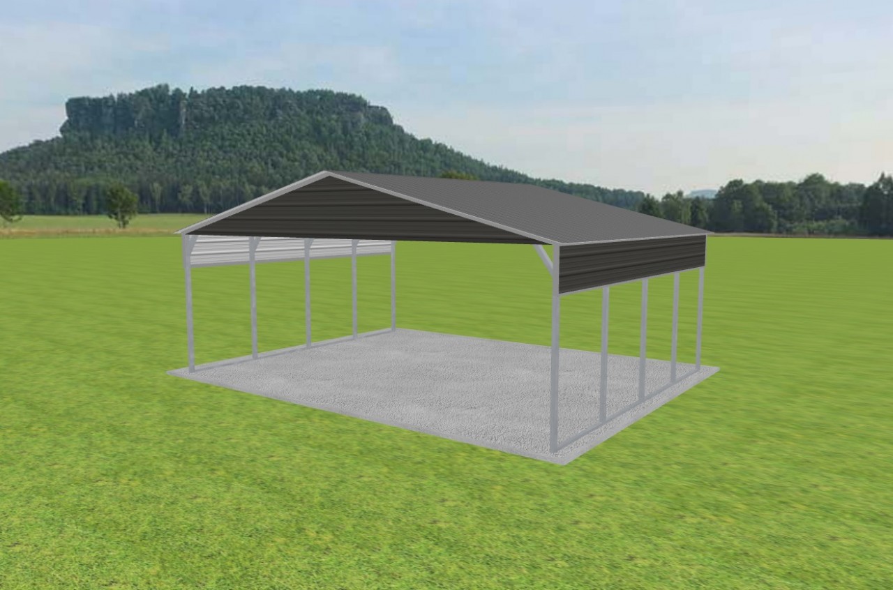 3 Car Carport 26 x 20 x 9 — photo 1