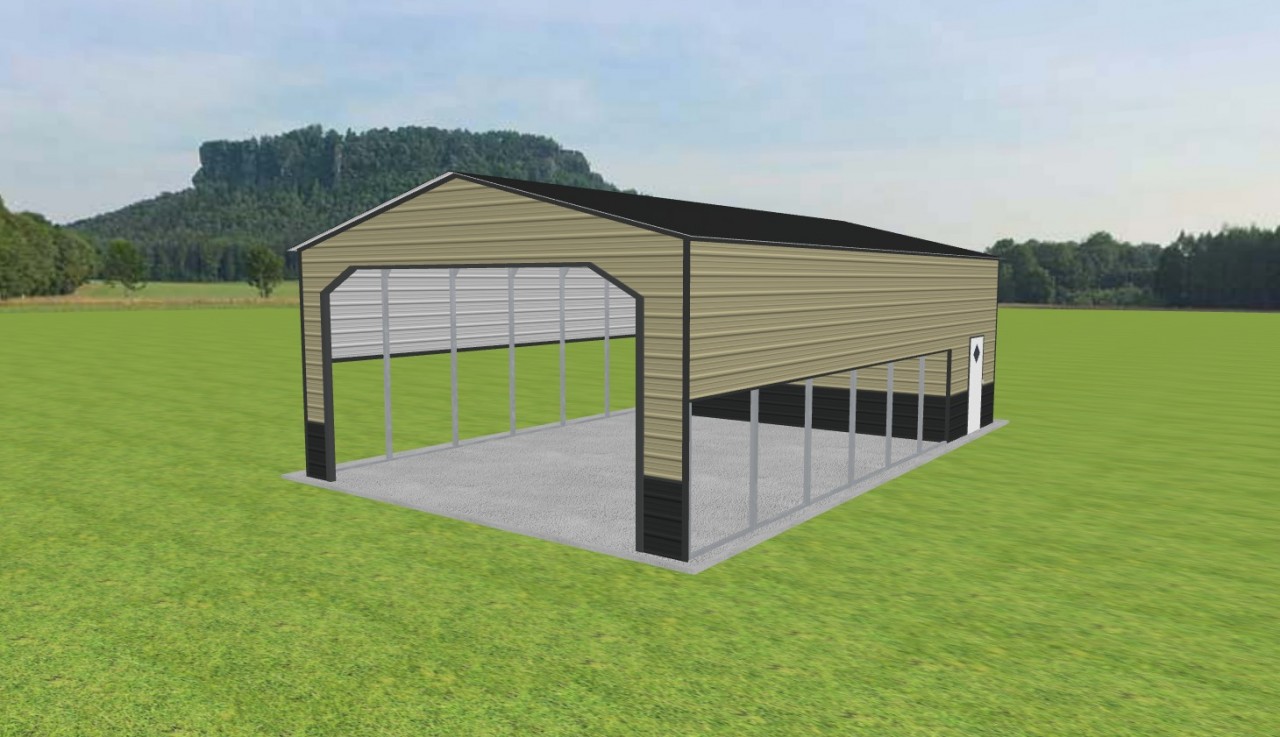 Carport with Storage 24 x 40 x 12 — photo 1