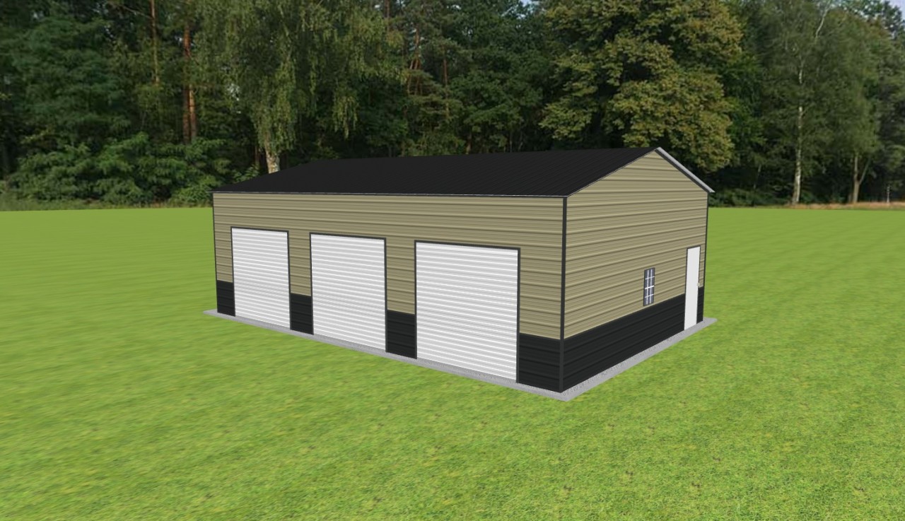 3 Car Garage 24 x 35 x 11 — photo 1