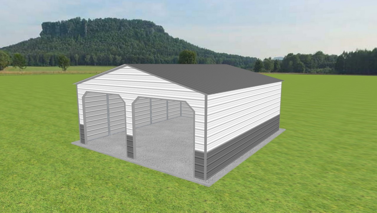 2 Car Carport 22 x 25 x 9 — photo 1