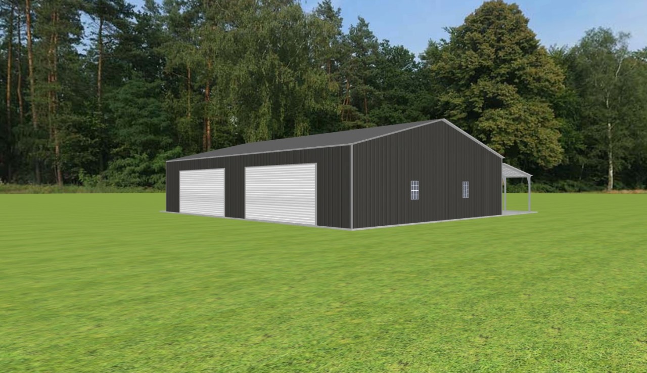 Garage with Lean To 38 x 50 x 10 — photo 1