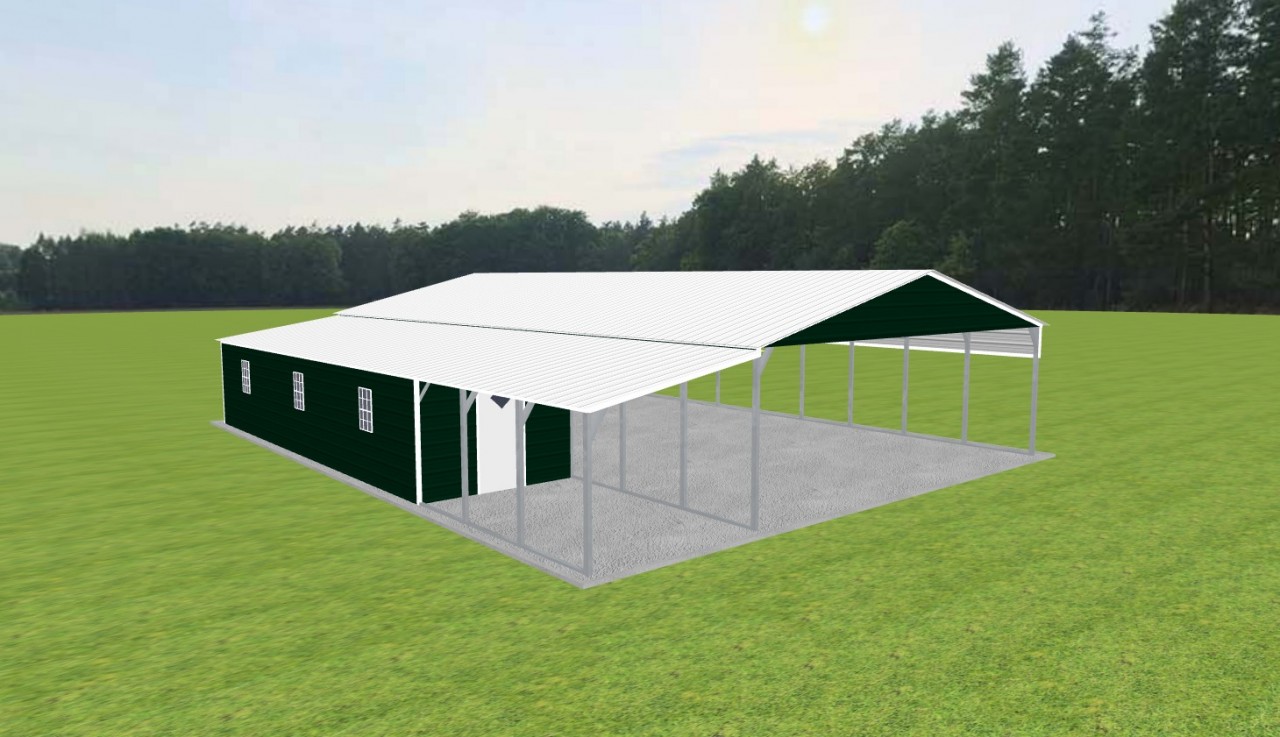 Carport with Storage 28 x 50 x 9 — photo 1