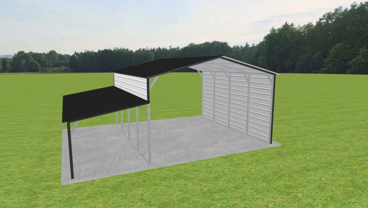 2 Car Carport 18 x 20 x 10 — photo 1