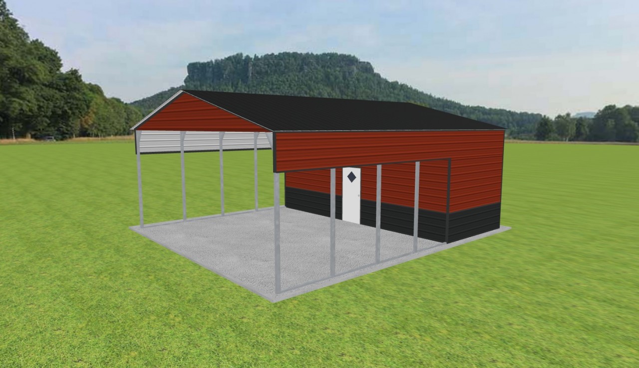 Carport with Storage 26 x 30 x 11 — photo 1