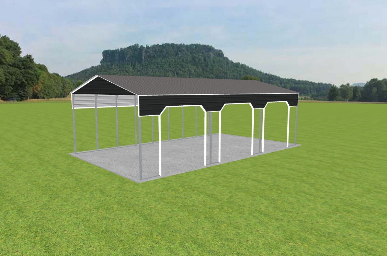 3 Car Carport 26 x 45 x 13 — photo 1