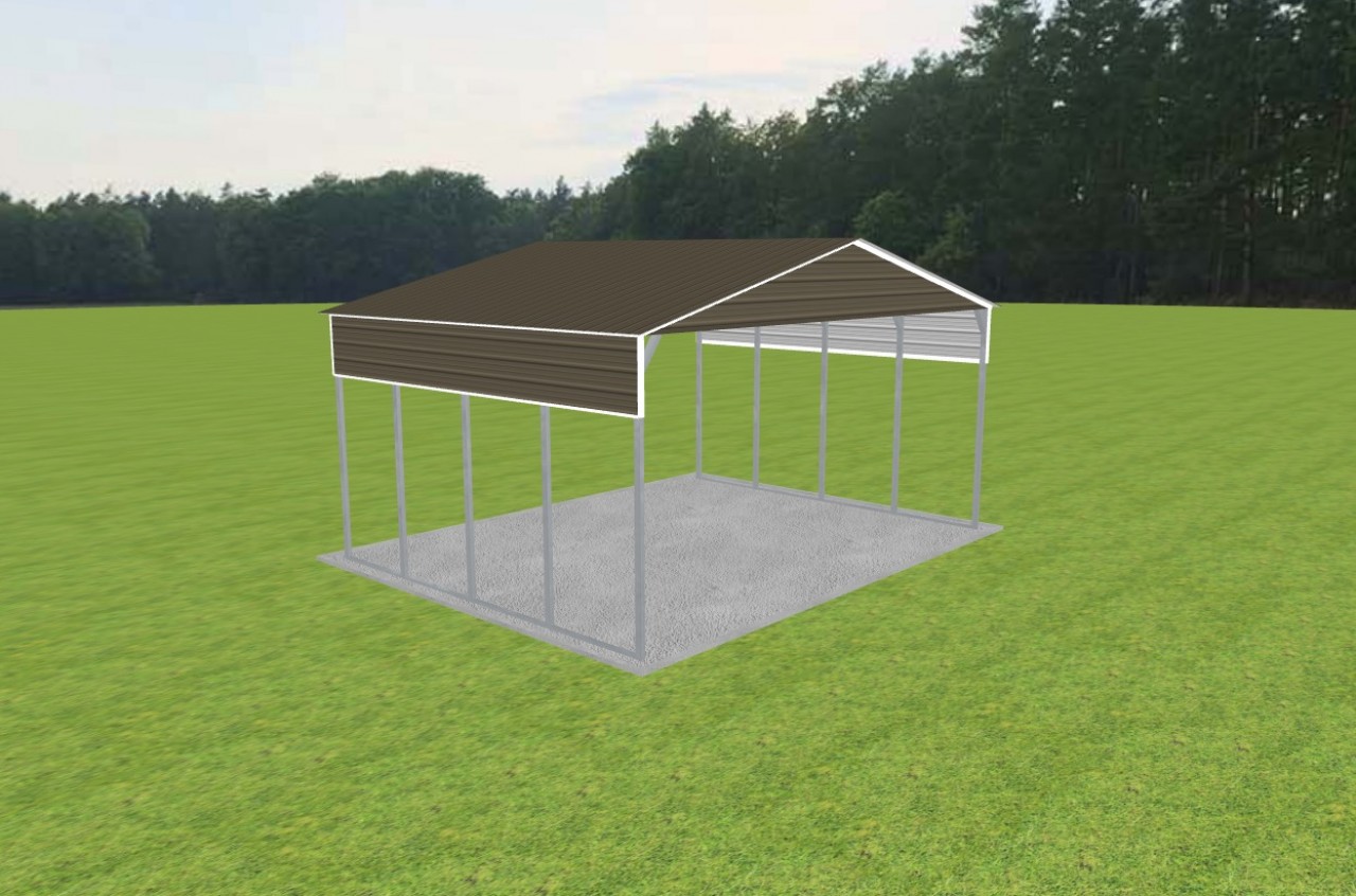 3 Car Carport 26 x 20 x 12 — photo 1