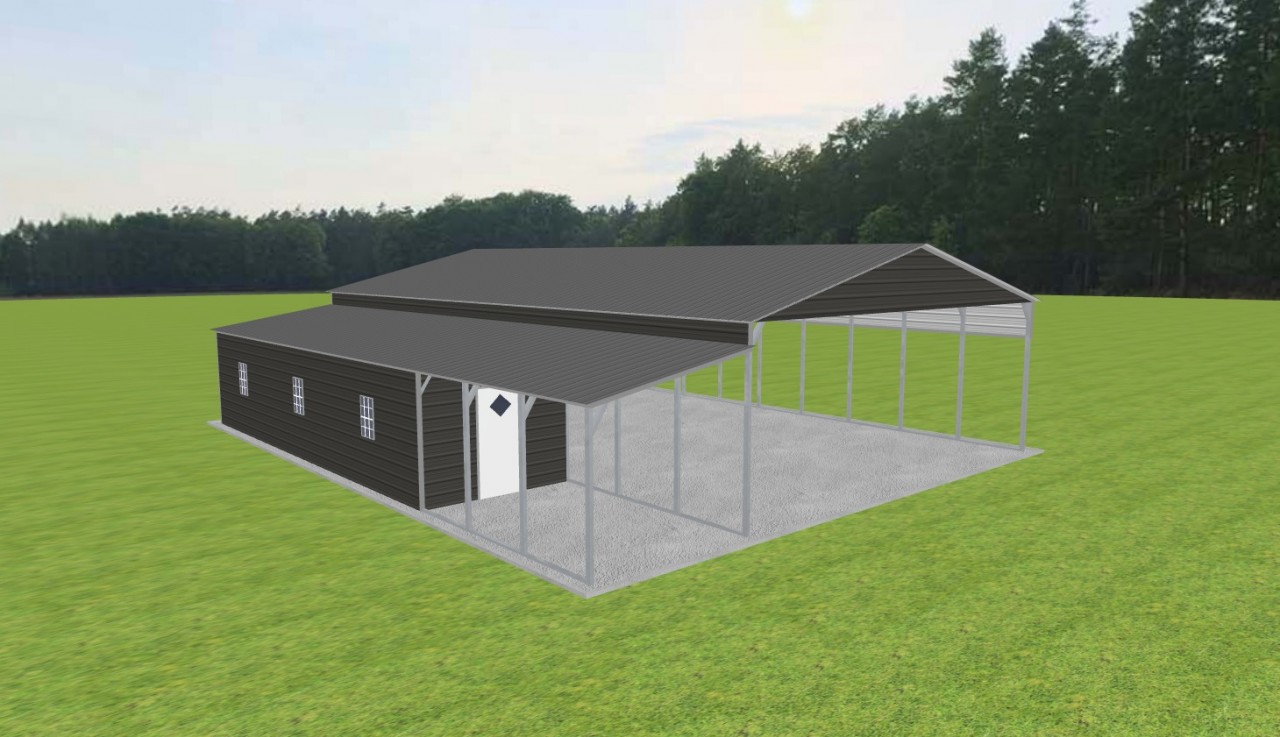 Carport with Storage 30 x 50 x 11 — photo 1