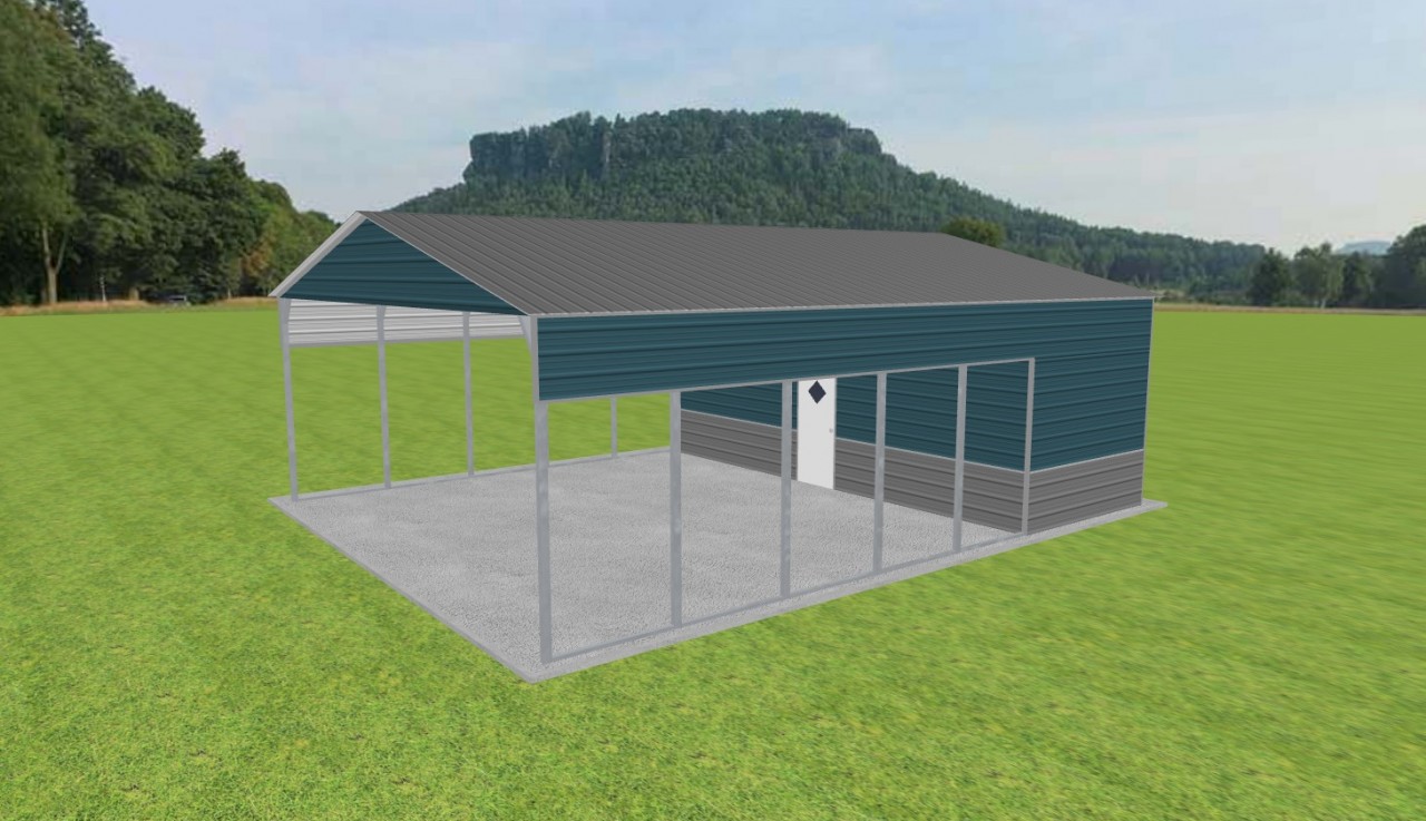 Carport with Storage 28 x 35 x 11 — photo 1