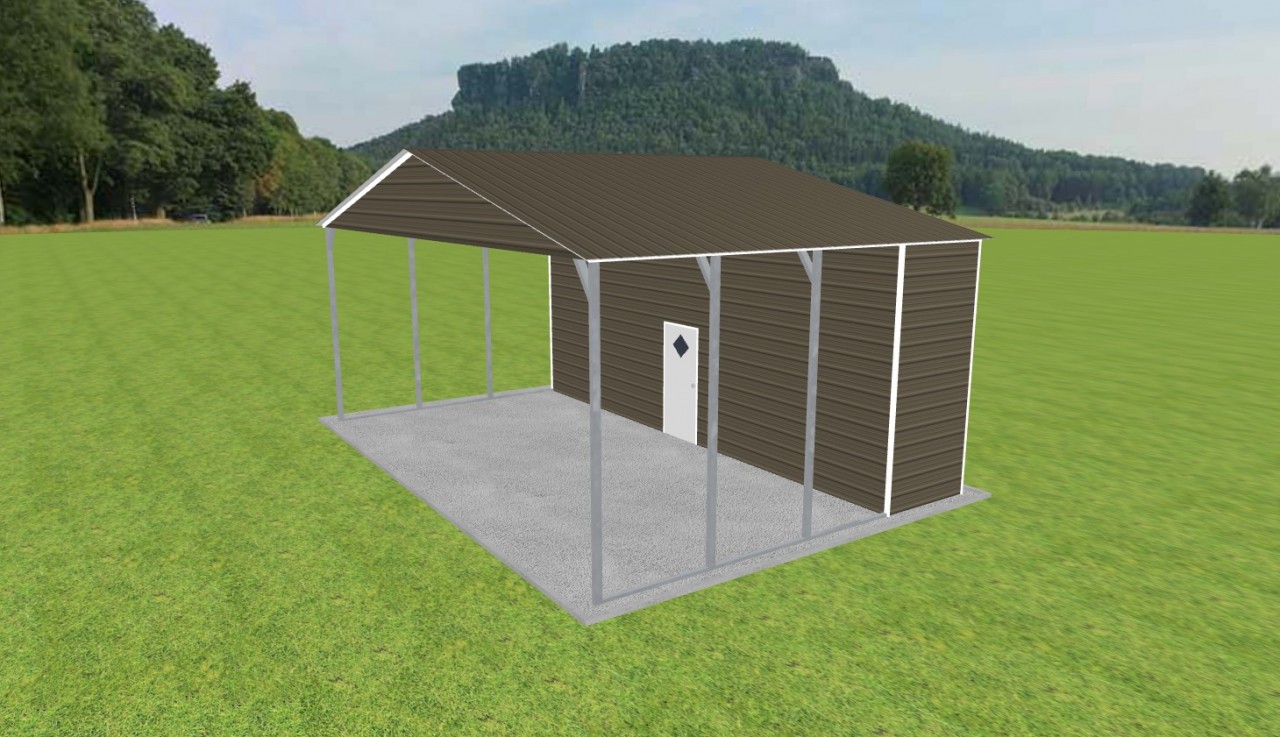 Carport with Storage 30 x 20 x 12 — photo 1