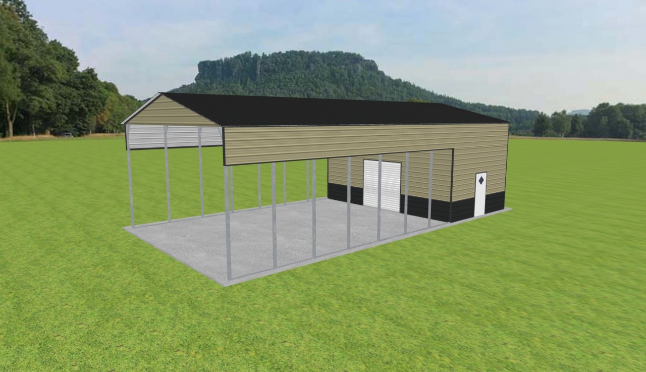 Carport with Storage 26 x 50 x 14 — photo 1