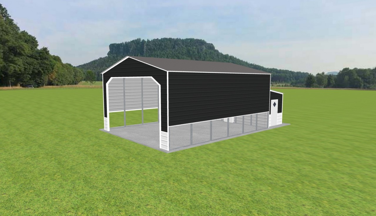 Carport with Storage 24 x 30 x 13 — photo 1
