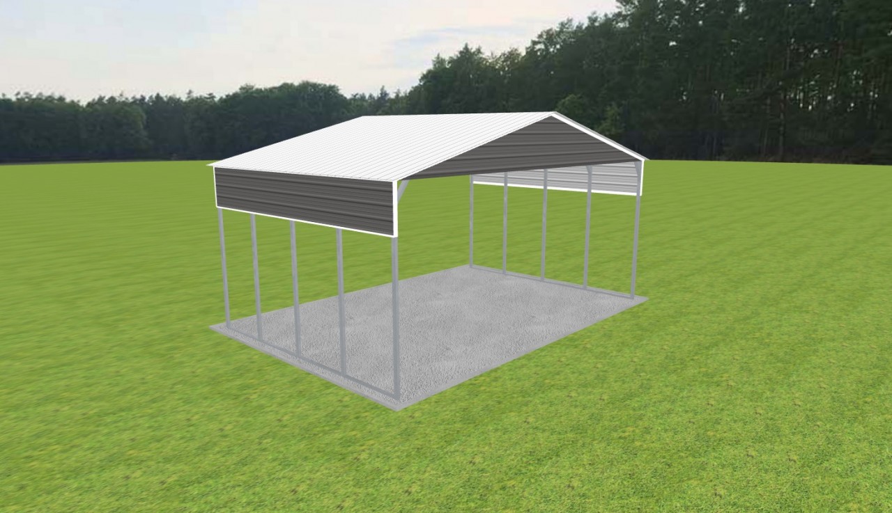 3 Car Carport 30 x 20 x 13 — photo 1