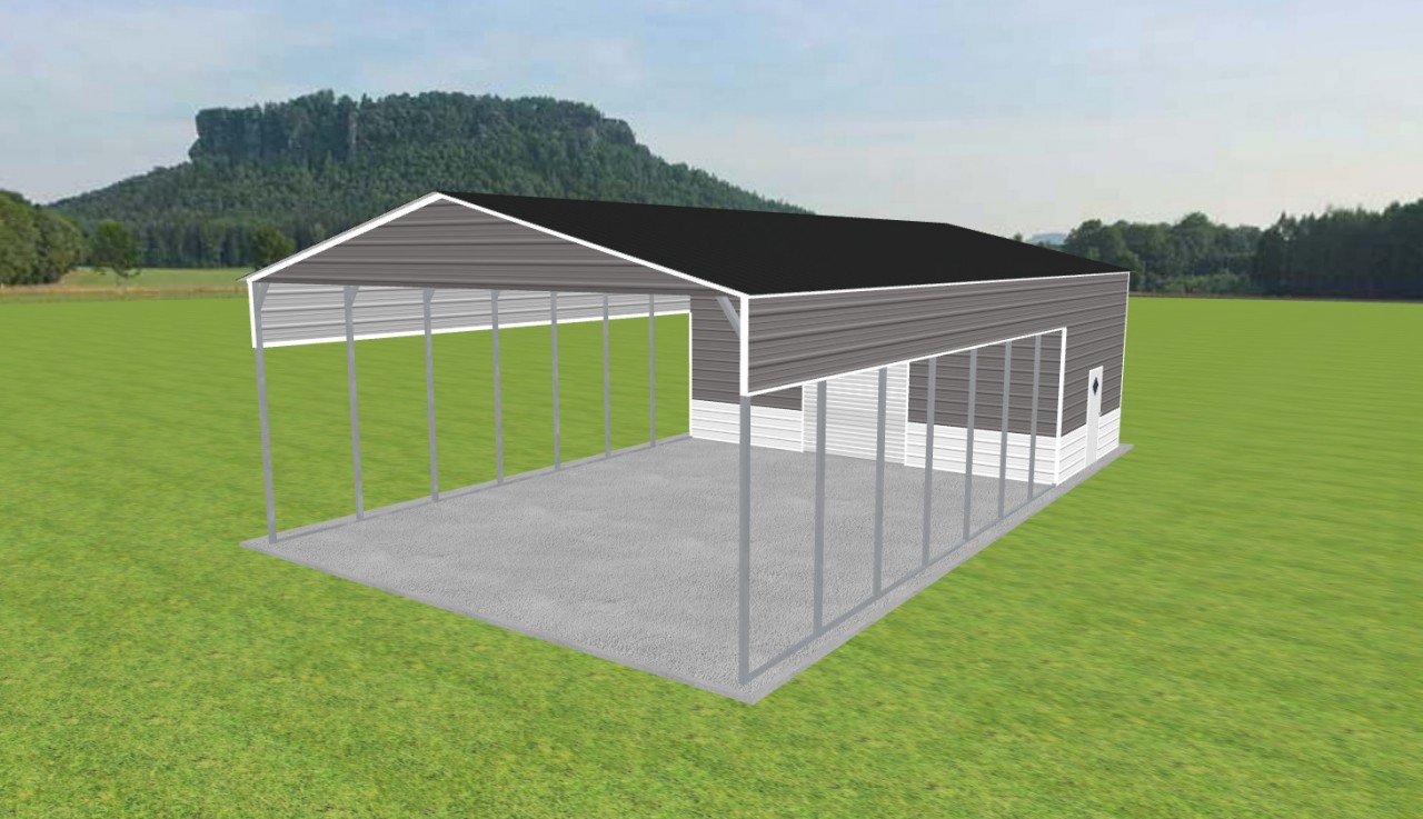Carport with Storage 28 x 50 x 13 — photo 1