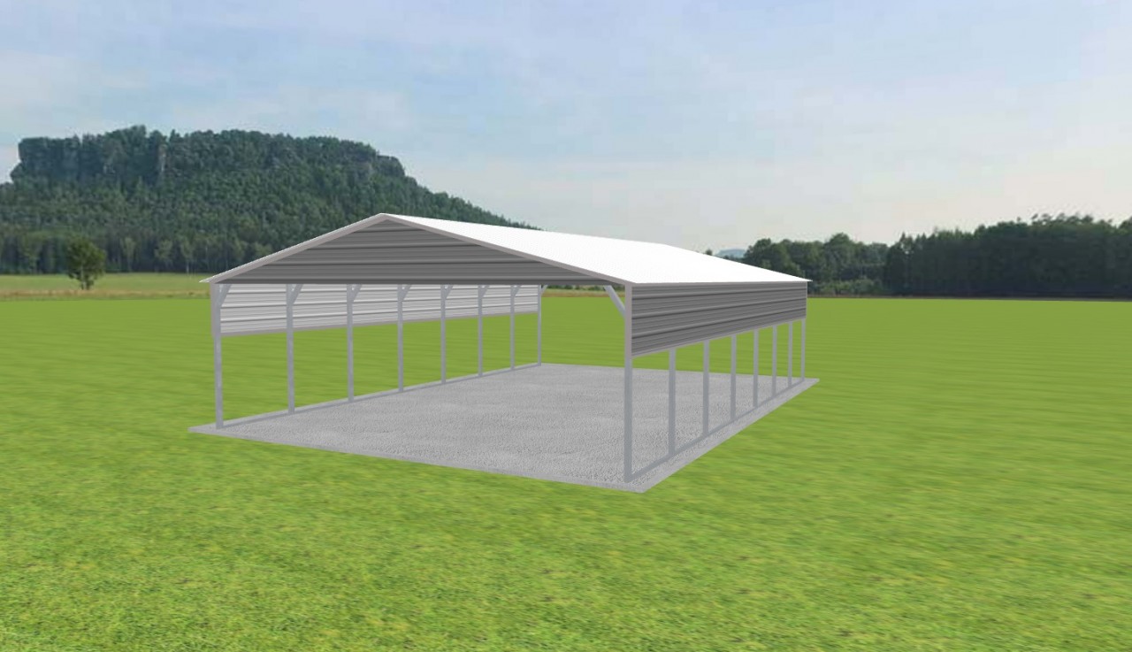 Carport 24 x 35 x 8 — photo 1