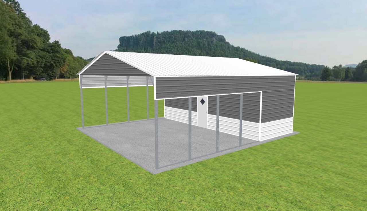 Carport with Storage 28 x 30 x 11 — photo 1