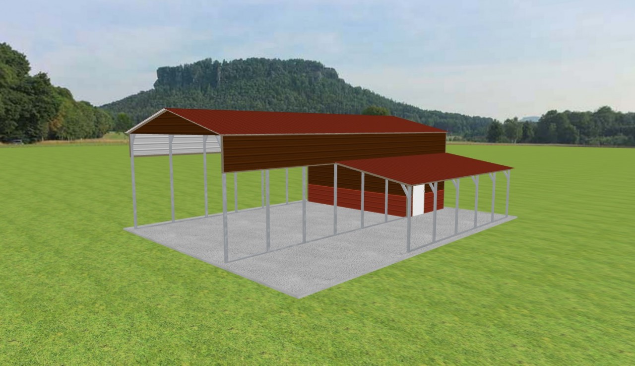 Carport with Storage 20 x 40 x 12 — photo 1