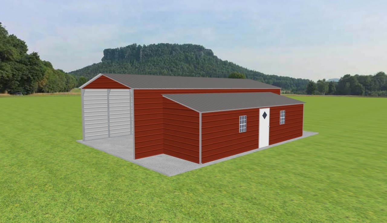 Carport with Storage 18 x 40 x 10 — photo 1