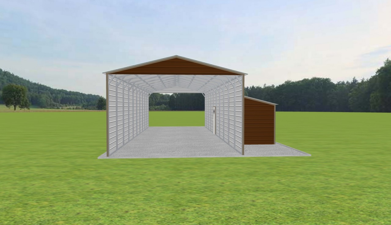 Carport with Storage 18 x 50 x 11 — photo 1