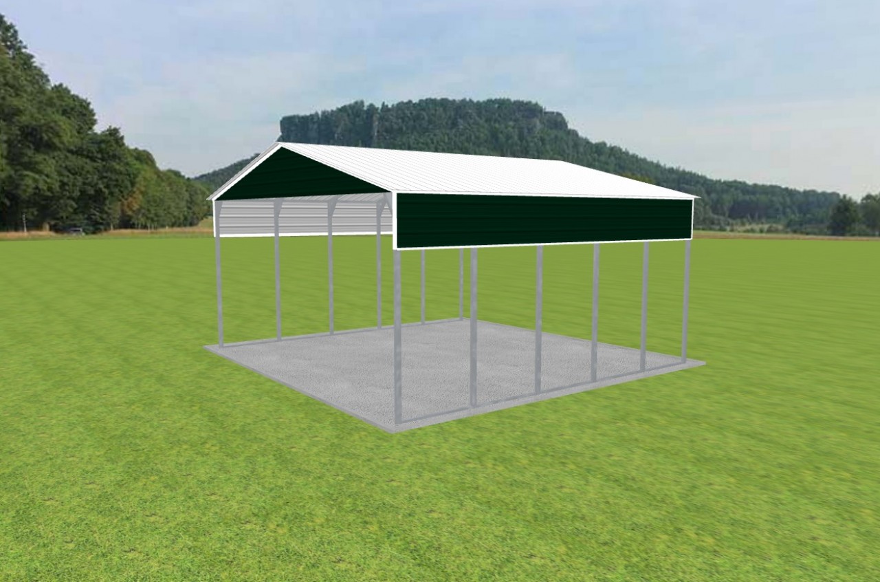 3 Car Carport 26 x 25 x 12 — photo 1
