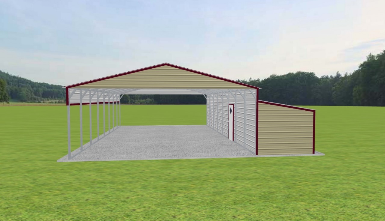 Carport with Storage 24 x 40 x 9 — photo 1