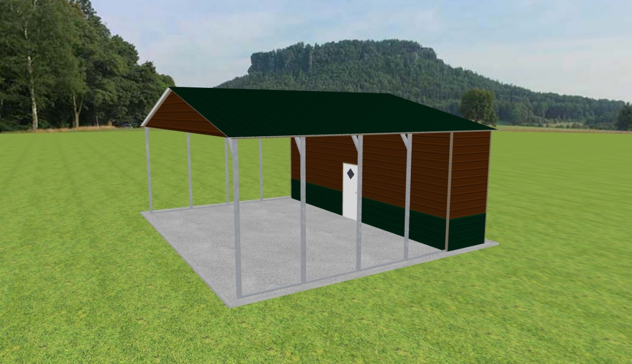 Carport with Storage 30 x 25 x 11 — photo 1