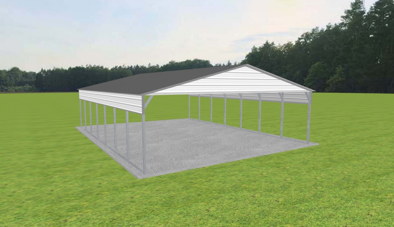 3 Car Carport 26 x 35 x 8 — photo 1