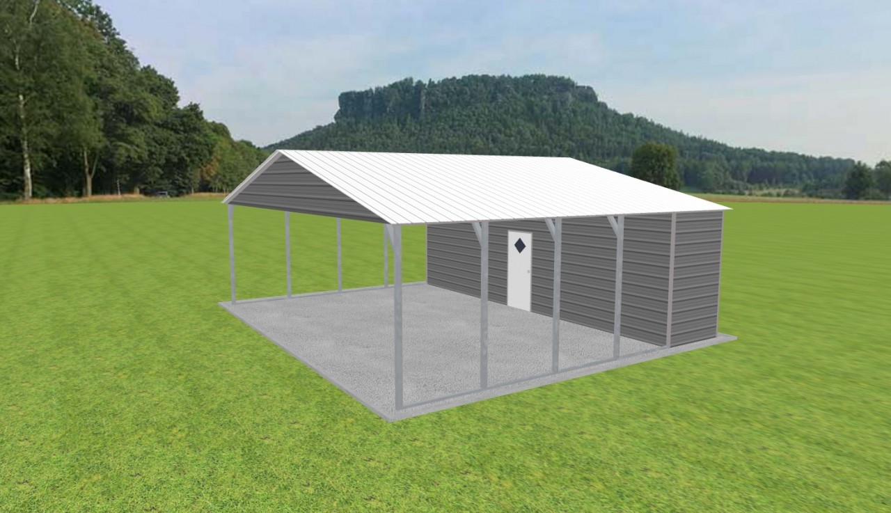 Carport with Storage 30 x 25 x 9 — photo 1