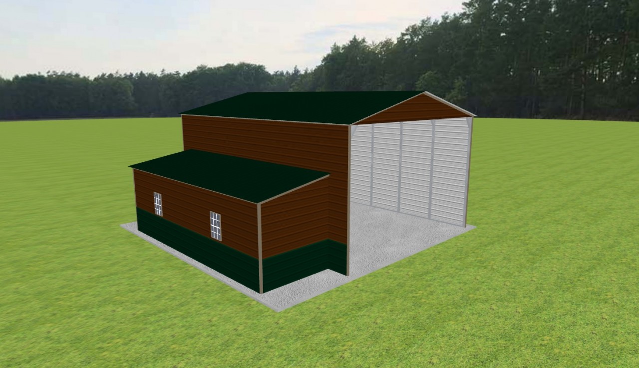 Carport with Storage 22 x 30 x 14 — photo 1