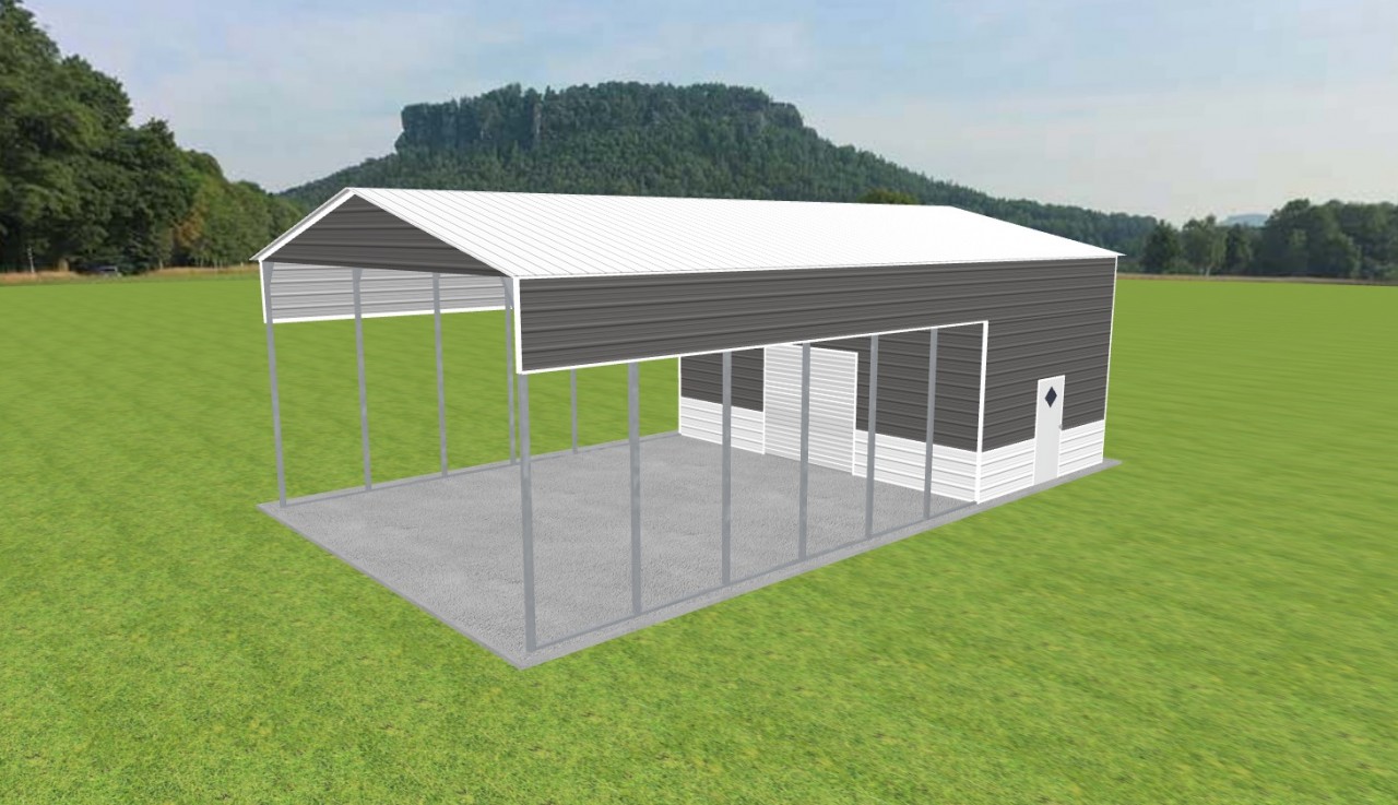 Carport with Storage 26 x 45 x 14 — photo 1
