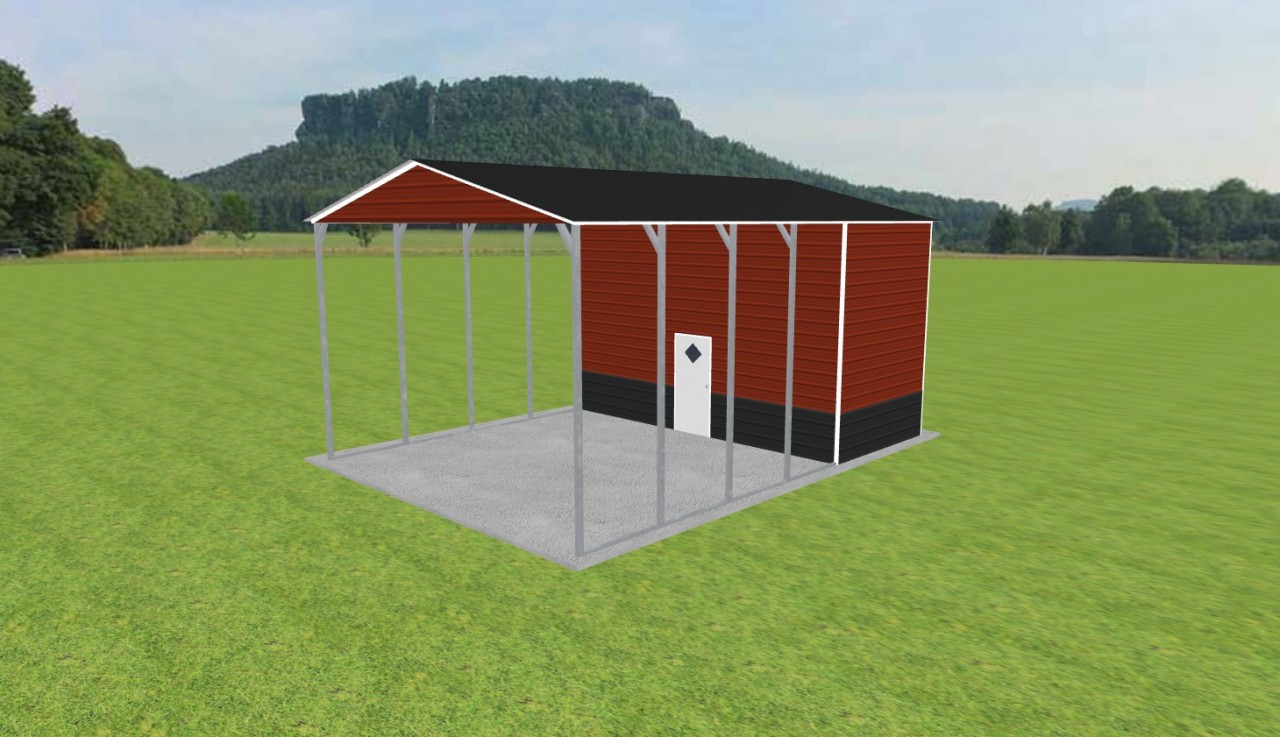 Carport with Storage 22 x 30 x 14 — photo 1