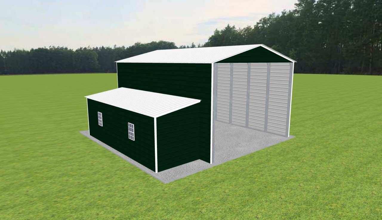 Carport with Storage 22 x 30 x 15 — photo 1