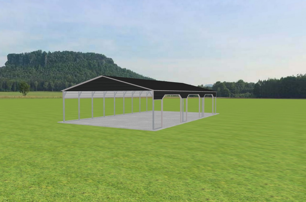 3 Car Carport 26 x 45 x 8 — photo 1