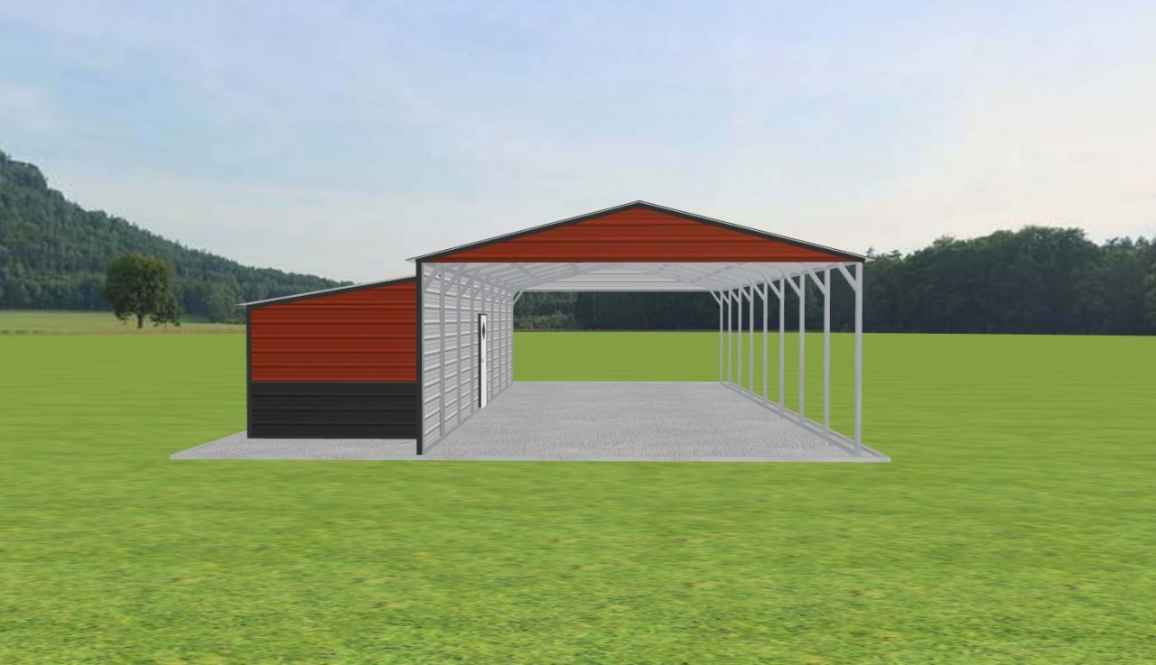 Carport with Storage 20 x 40 x 9 — photo 1