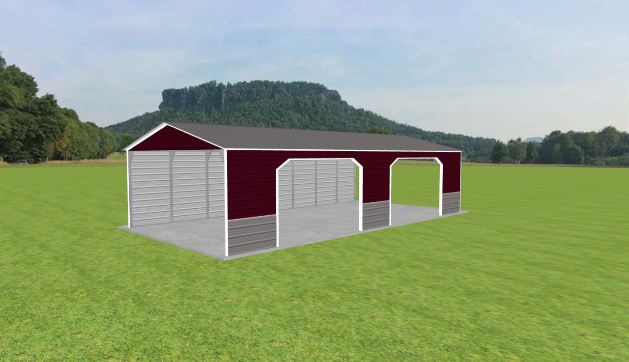 2 Car Carport 20 x 40 x 9 — photo 1