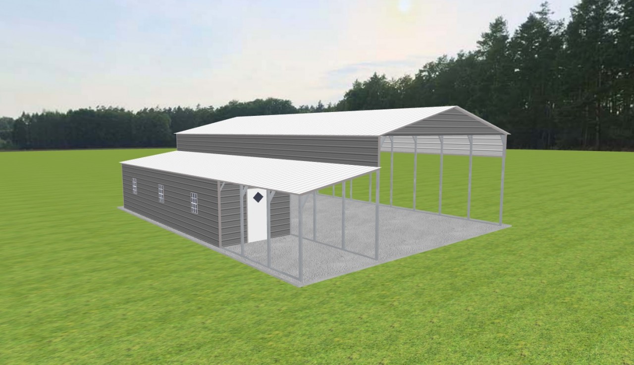 Carport with Storage 26 x 50 x 13 — photo 1