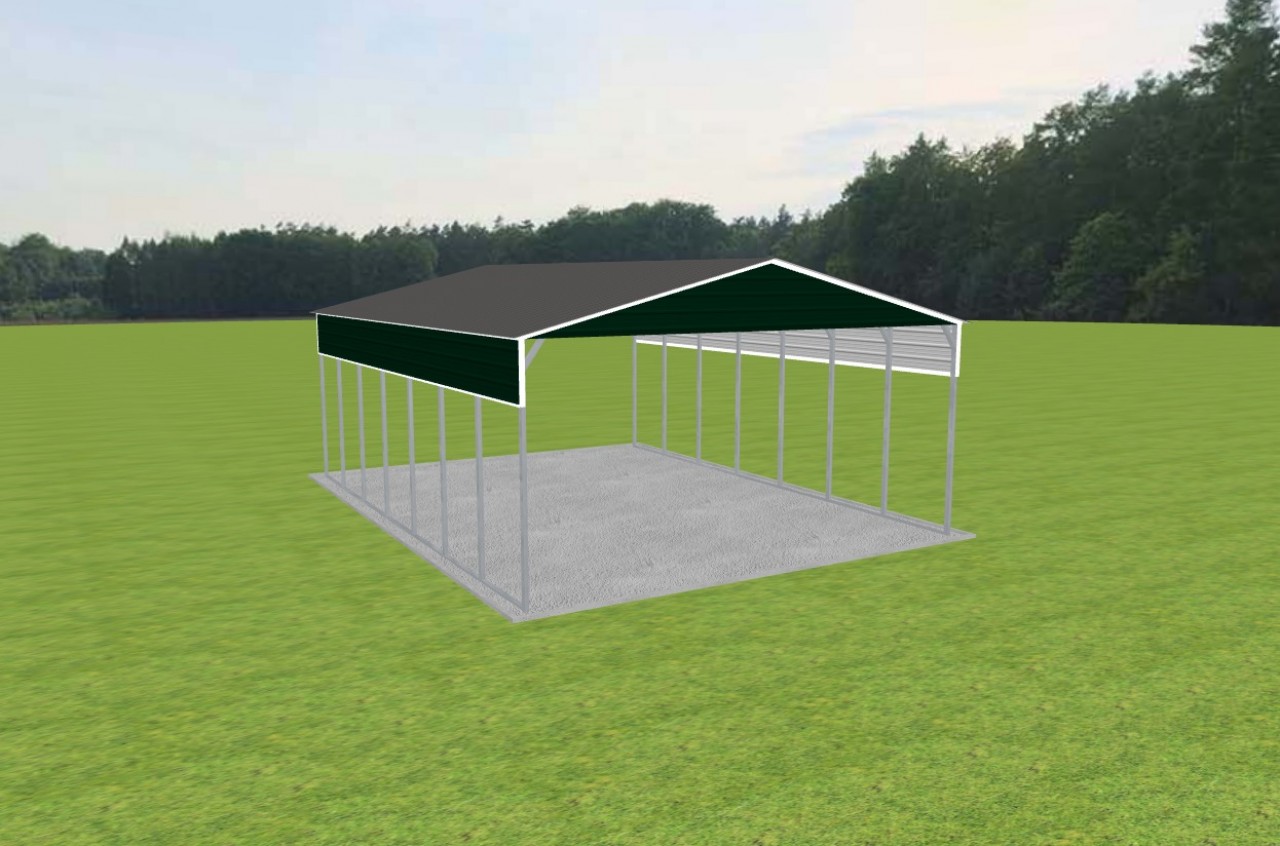 3 Car Carport 26 x 35 x 12 — photo 1