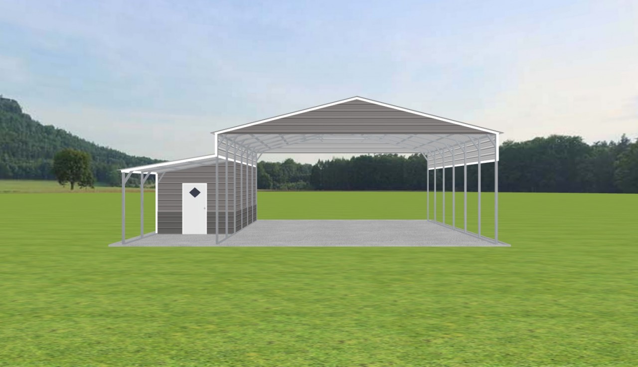 Carport with Storage 30 x 30 x 12 — photo 1