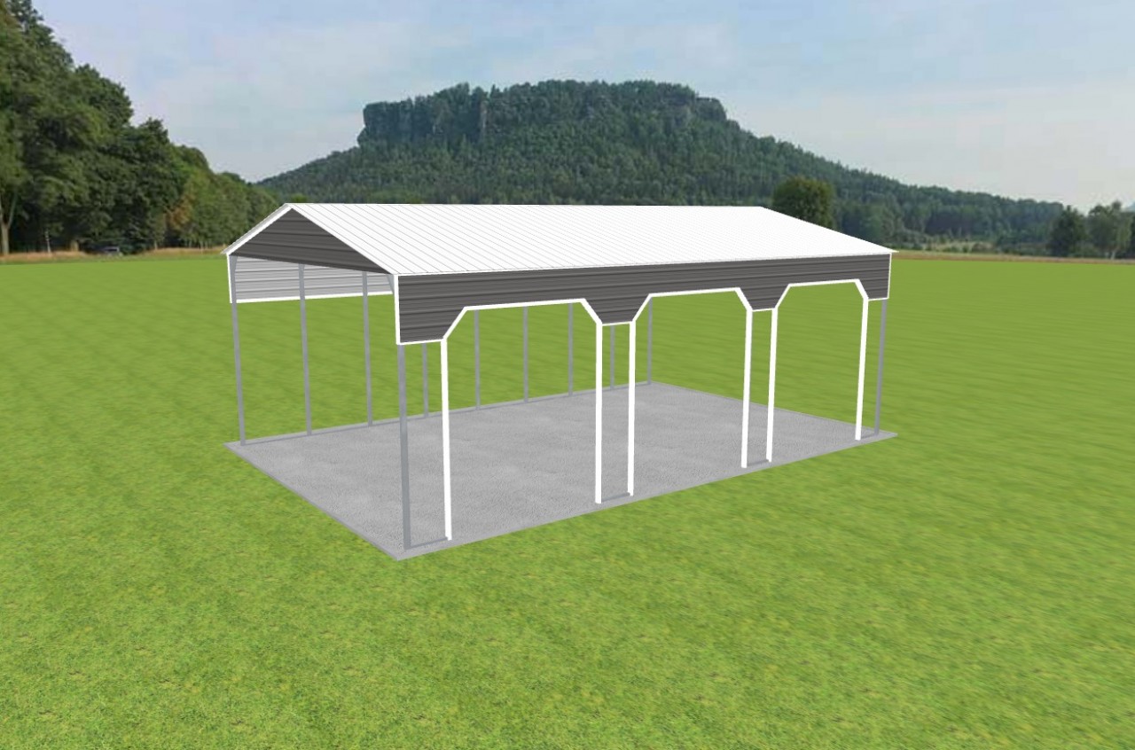 3 Car Carport 26 x 40 x 14 — photo 1