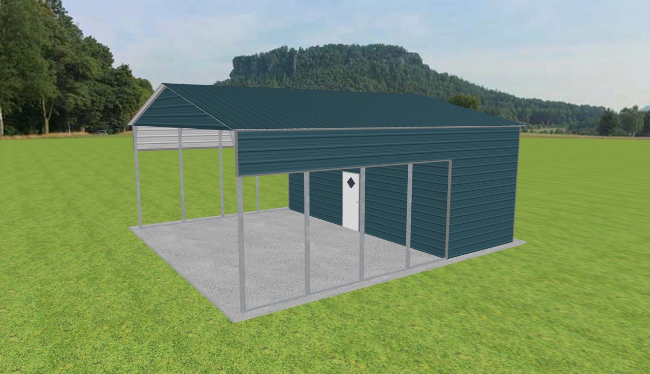 Carport with Storage 28 x 30 x 12 — photo 1